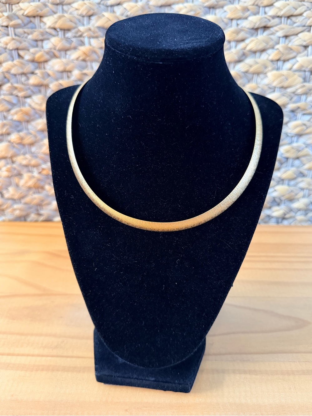 Dyadema Bronze Italy Choker Necklace 16”